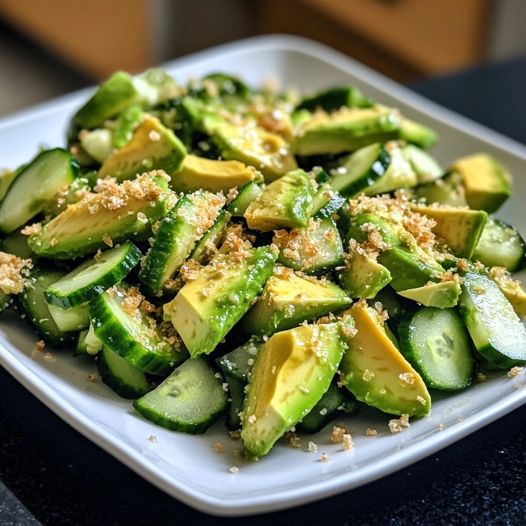 Avocado-Gurken-Salat – Schnell und gesund