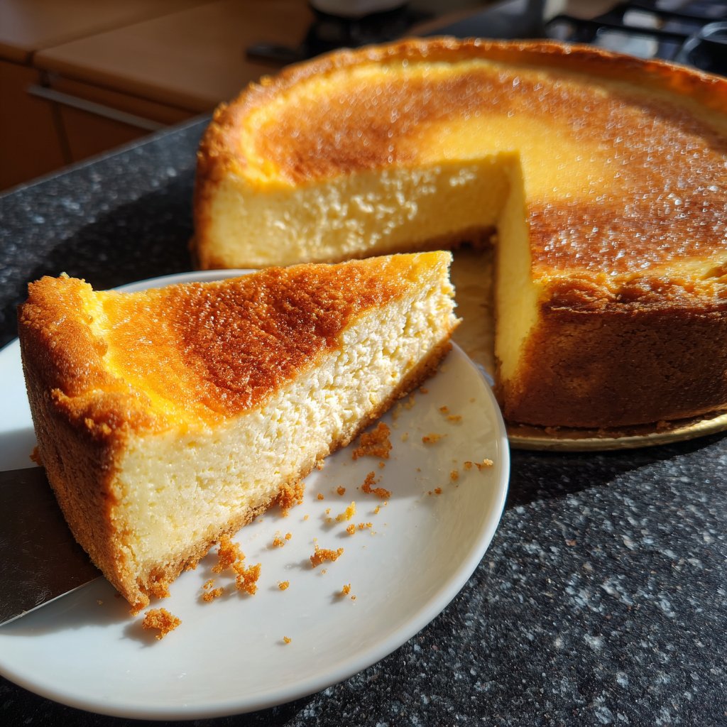 Käsekuchen klassisch gebacken