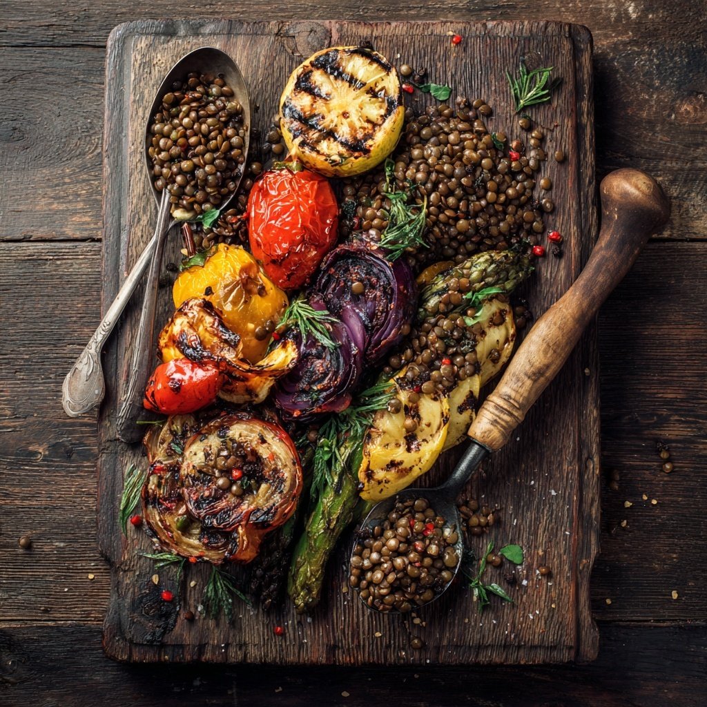 Grill Beilagen Mit Linsen