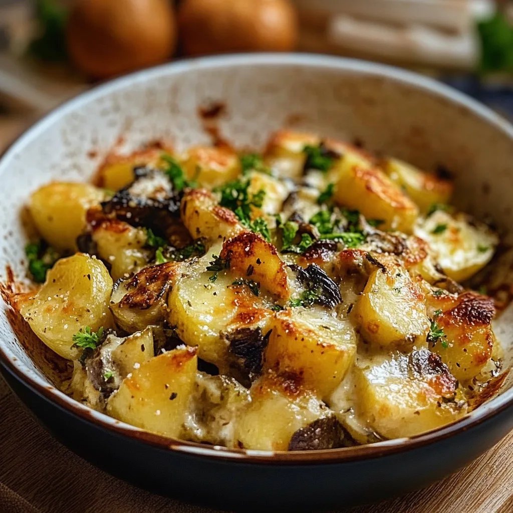 Kartoffel-Rosenkohl-Auflauf