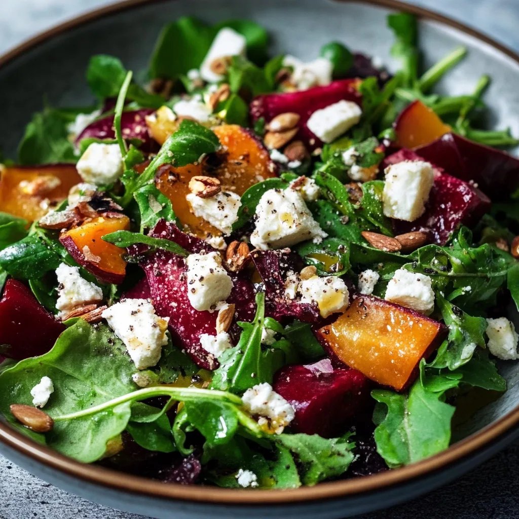 Rote Bete Salat mit Feldsalat