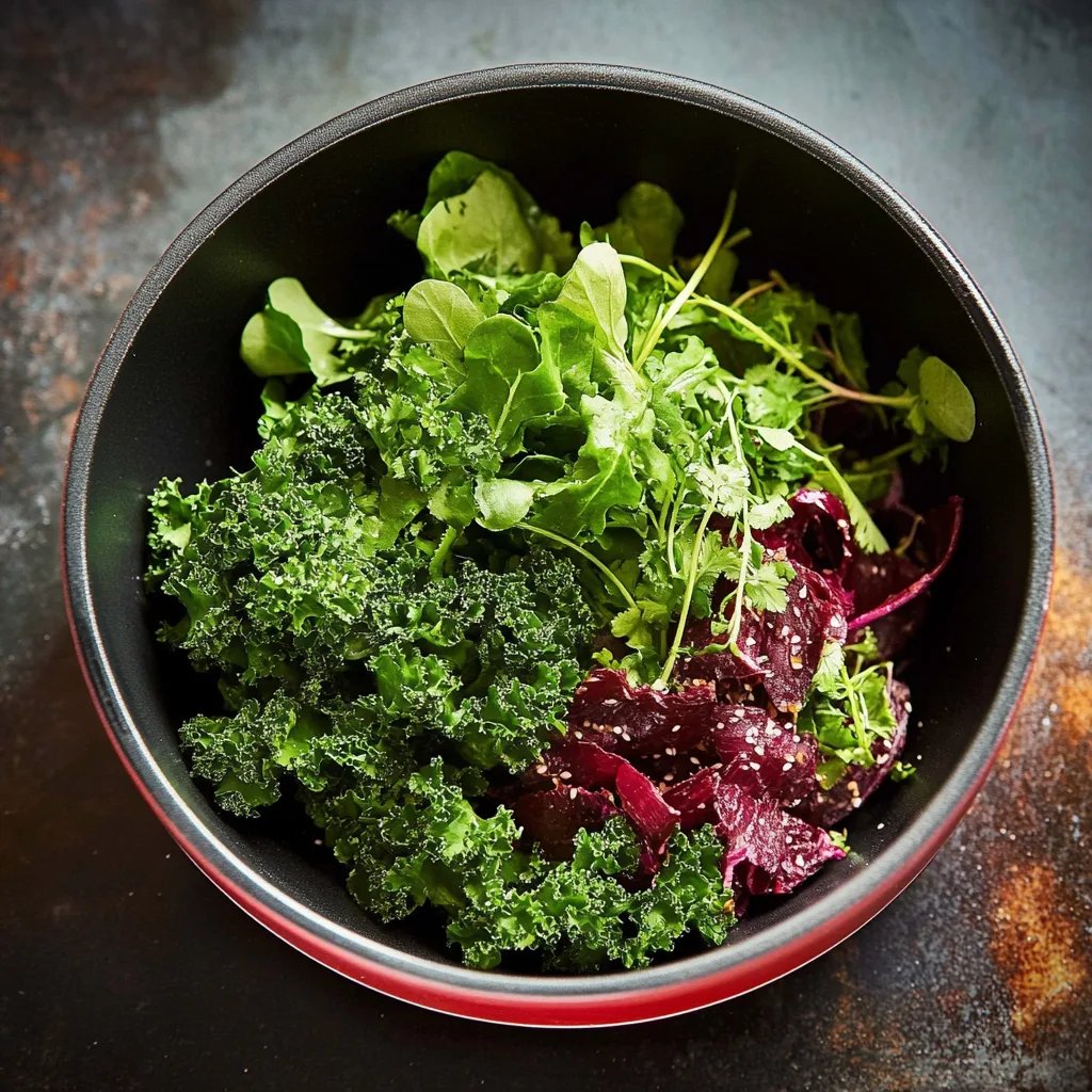 Frischer Grünkohl mit Schinkenkrakauer