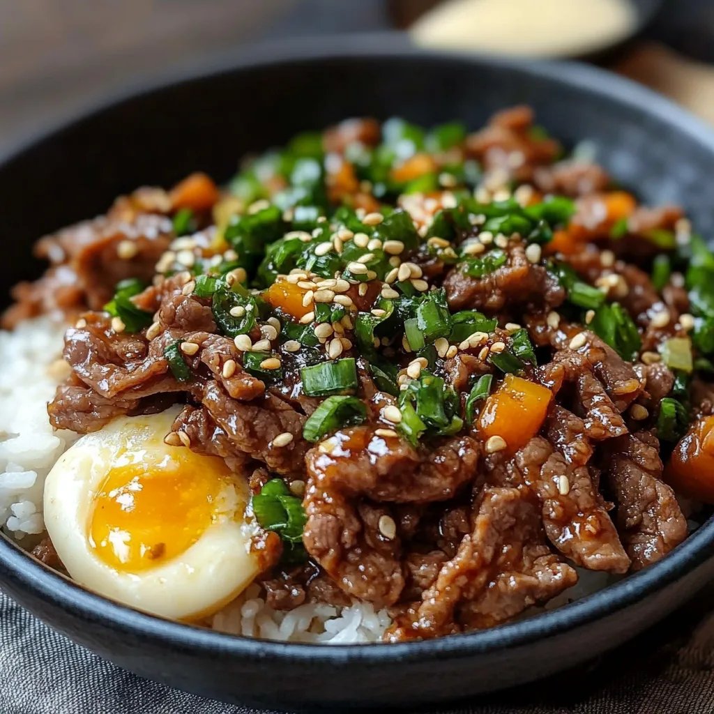 Einfaches Bulgogi mit Hackfleisch