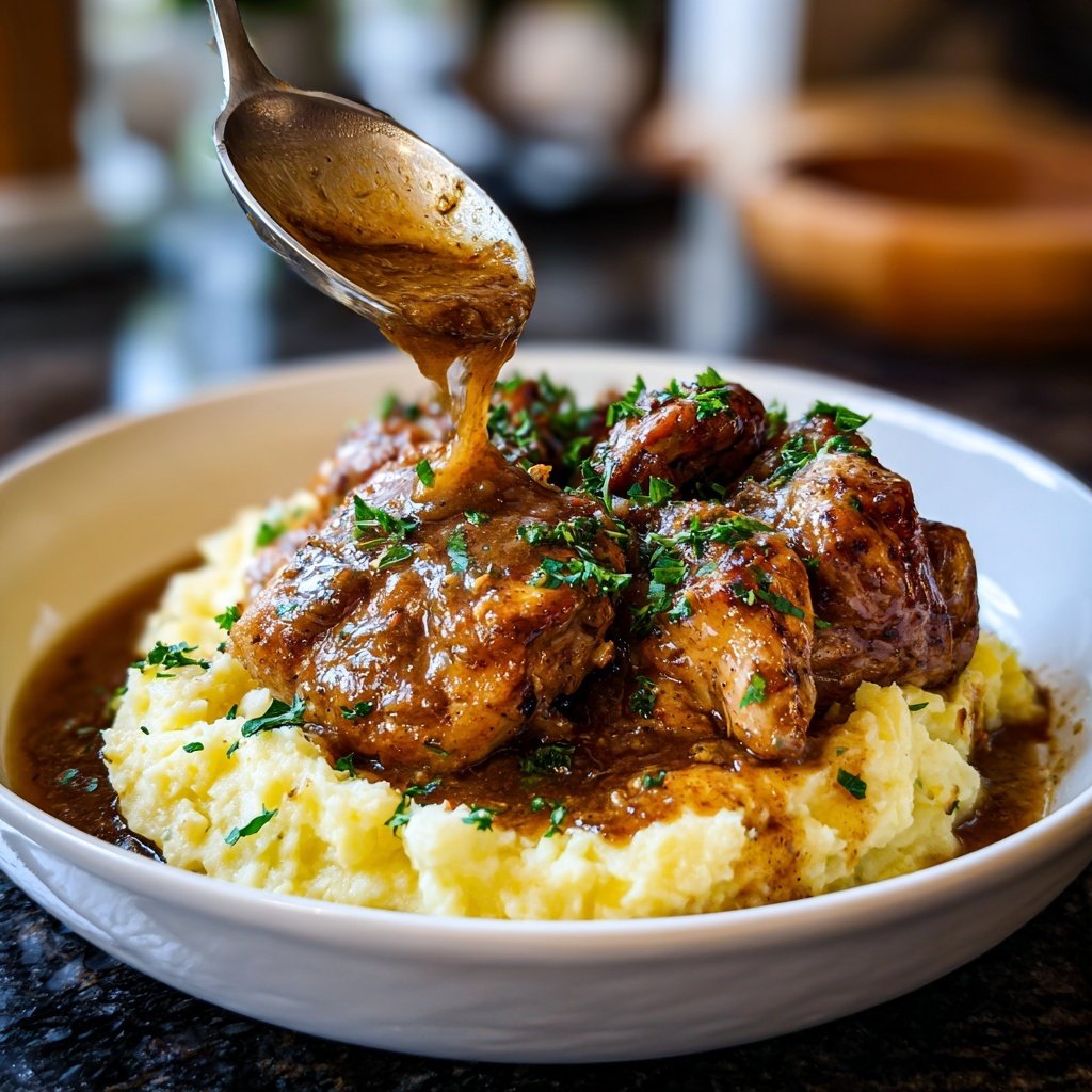 Hausmannskost Cremiges Hähnchen mit Kartoffelpüree