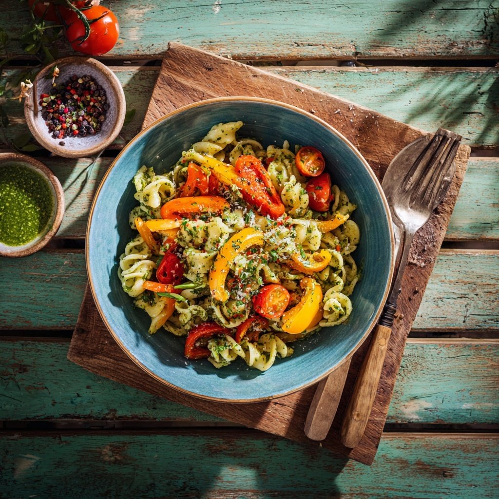 Grill Nudelsalat Mit Pesto