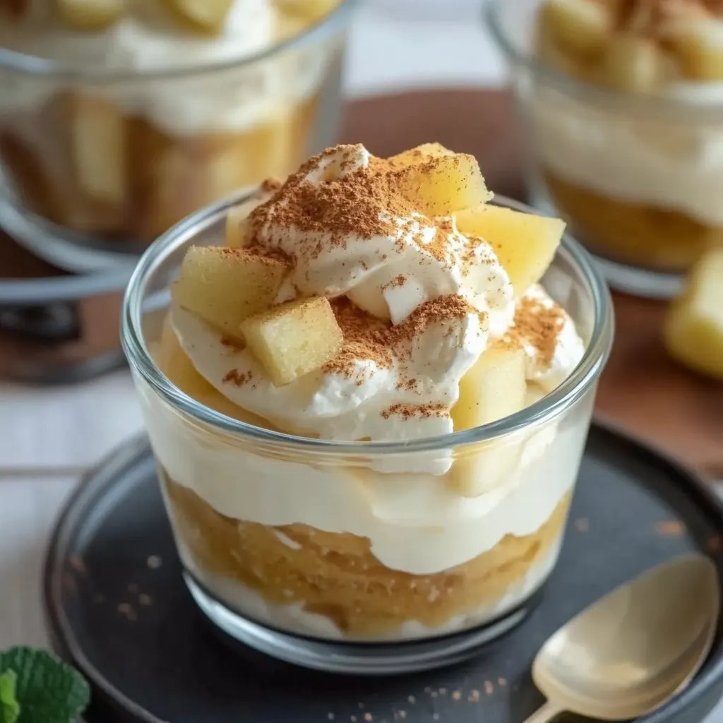 Zimtcreme mit Apfelmus