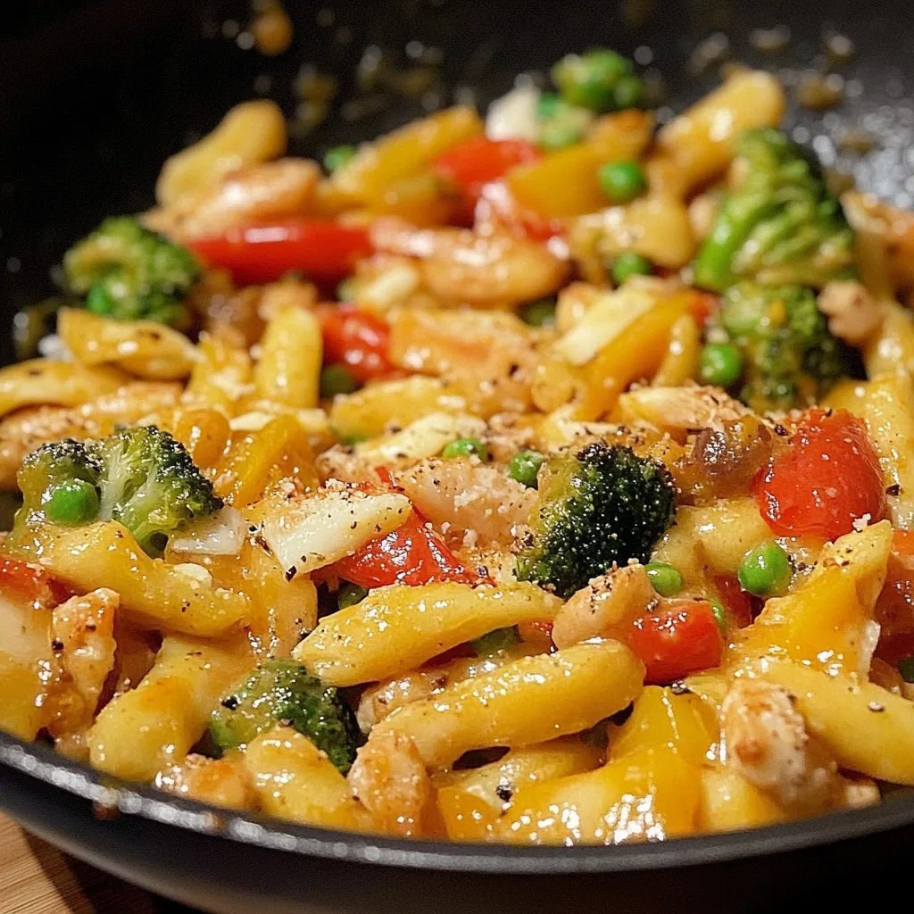 Schupfnudelpfanne mit Gemüse