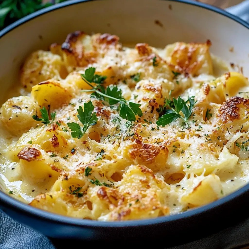 Blumenkohlauflauf mit Kartoffeln