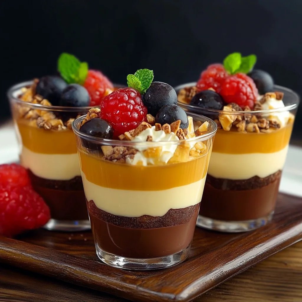 Bueno Dessert im Glas