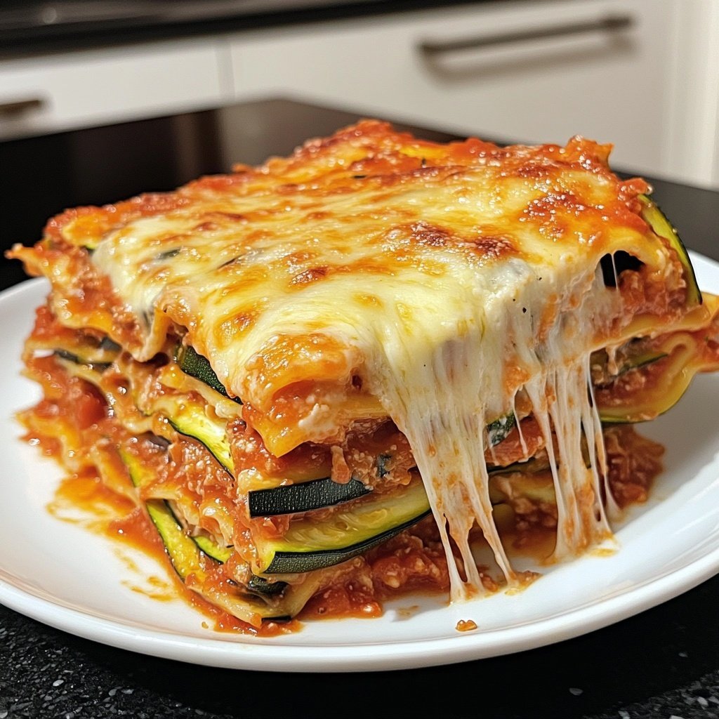 Lasagne mit Zucchini und Aubergine
