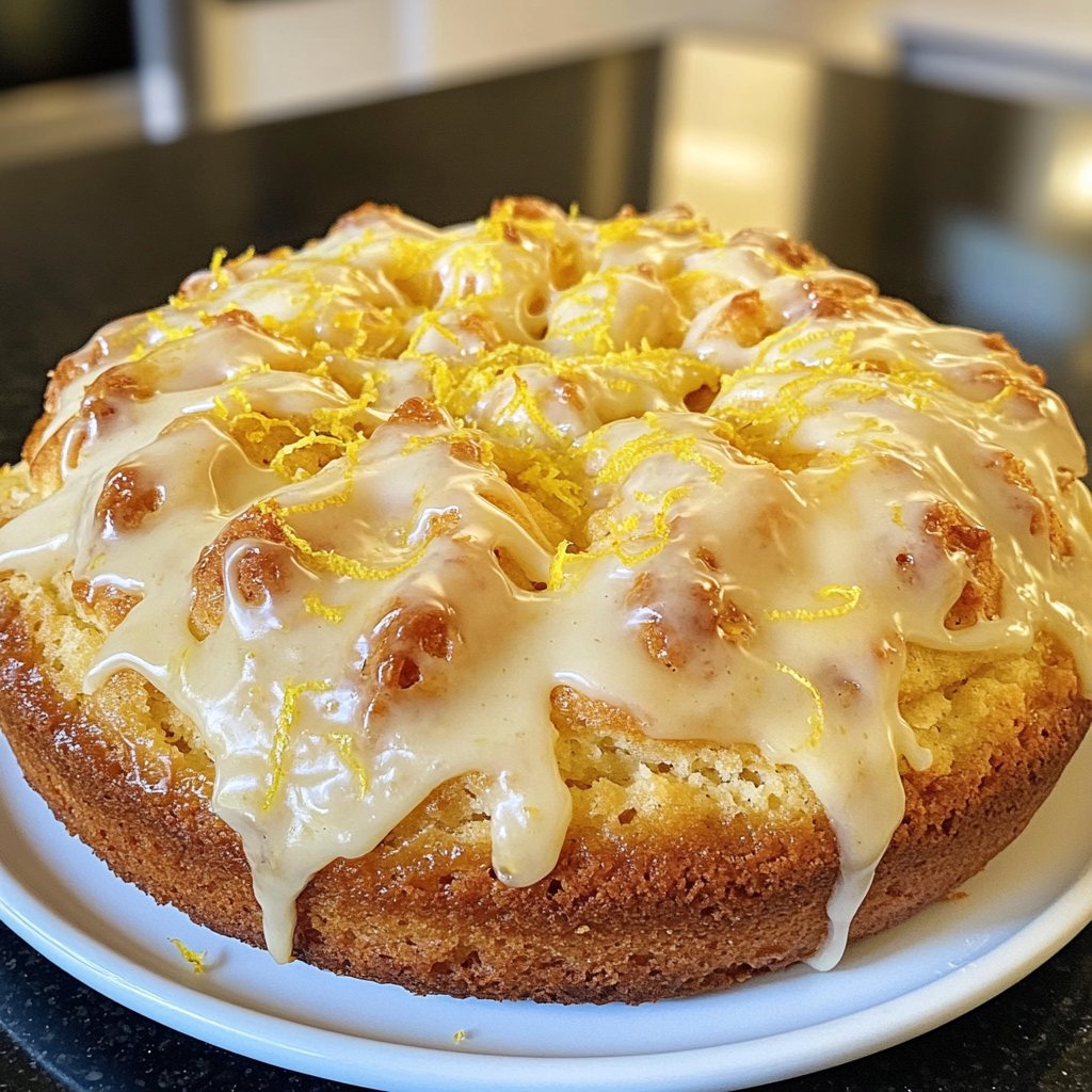 Zitronenkuchen für Gäste