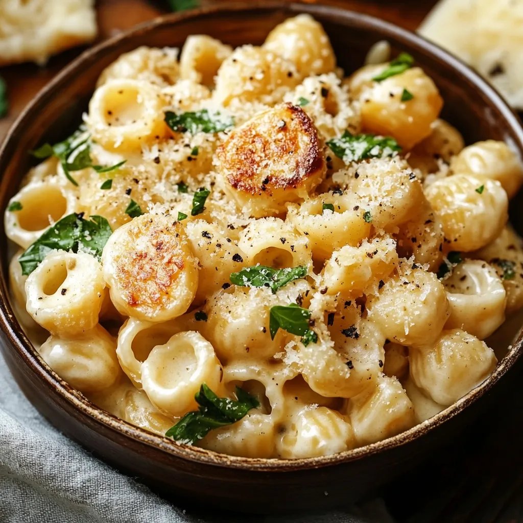 Cremige Proteinreiche Pasta Bowl