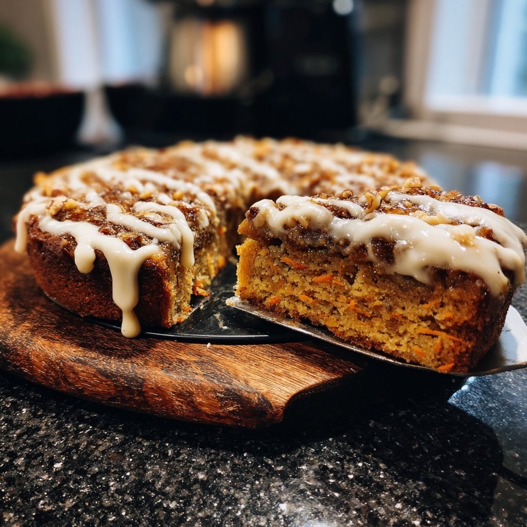 Karottenkuchen Mit Frischkäse Füllung