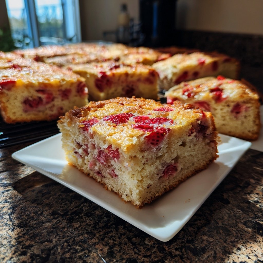 Erdbeer Rührkuchen Locker Und Saftig