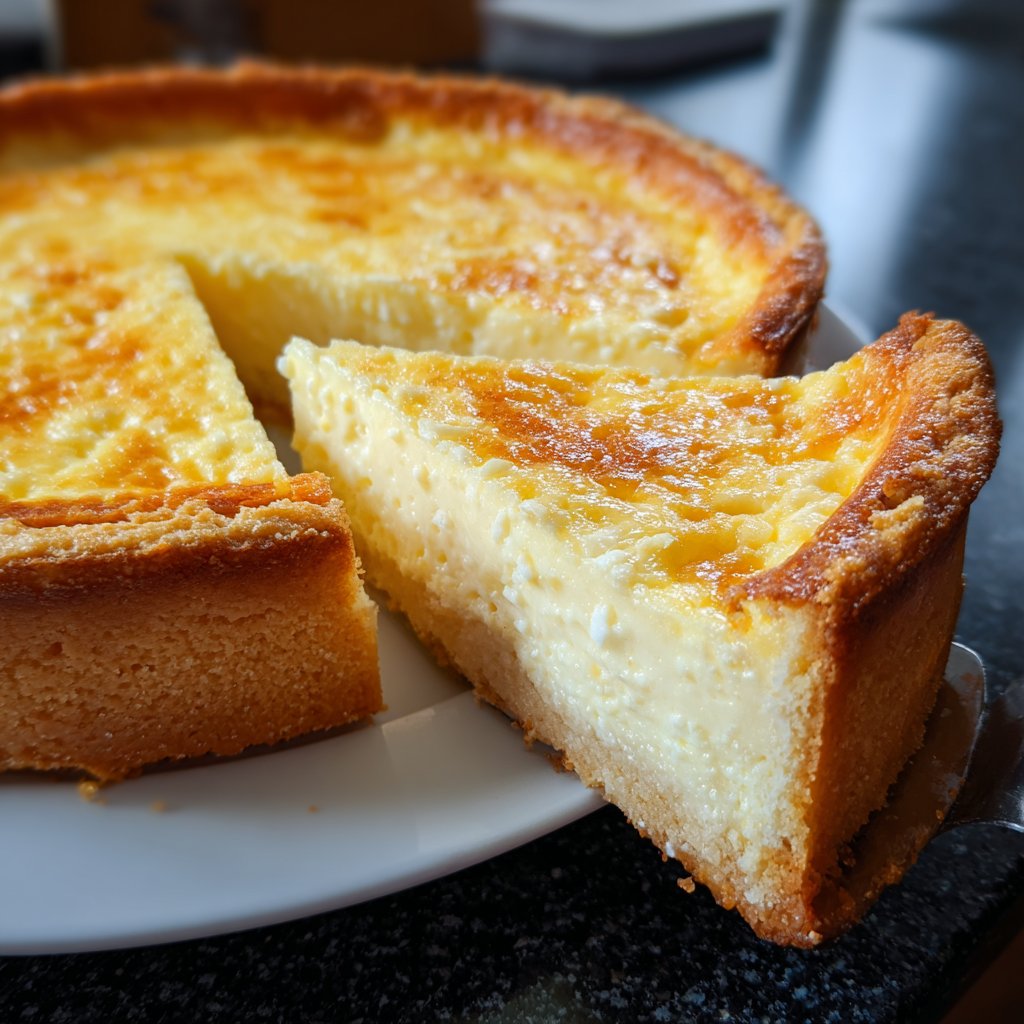 Klassischer Käsekuchen mit Zitronennote
