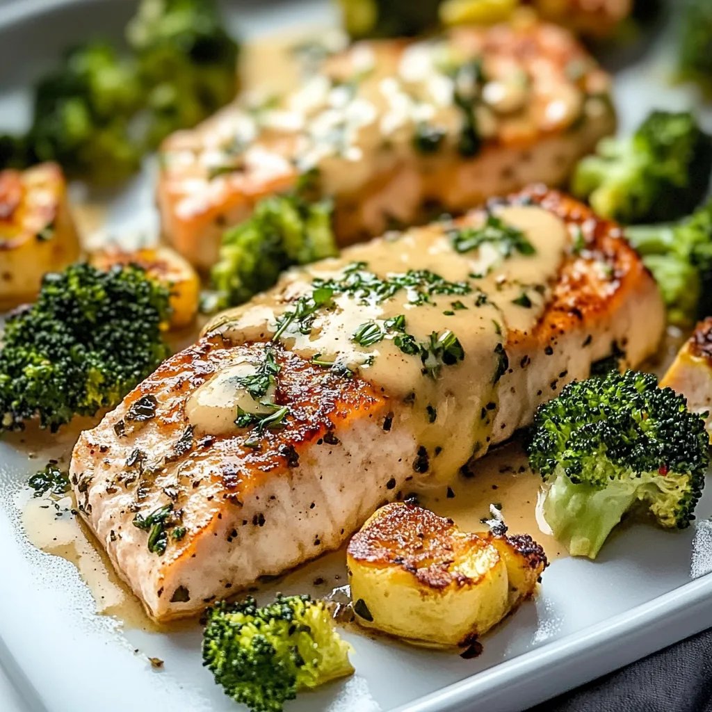 Hähnchen & Brokkoli in cremiger Sauce