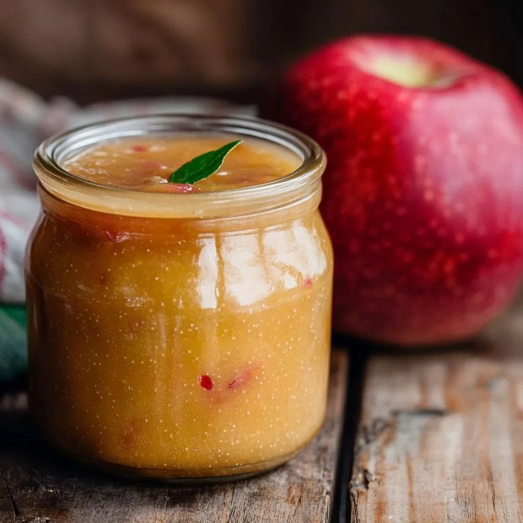 Traditionelles Apfelmus