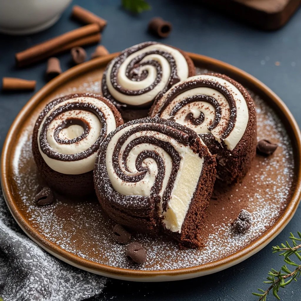 Schokoladen-Marshmallow-Wirbelkekse