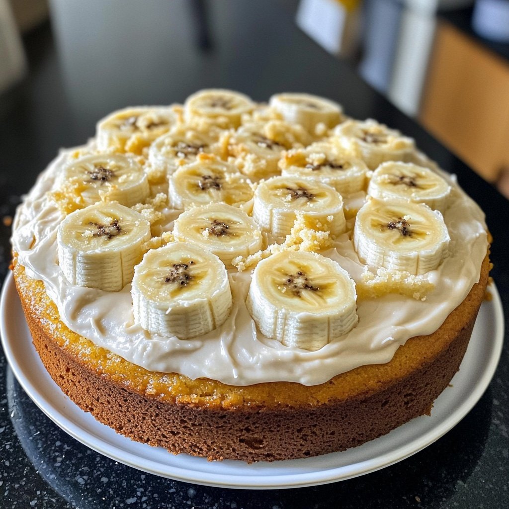 Bananenkuchen mit Frischkäse Frosting