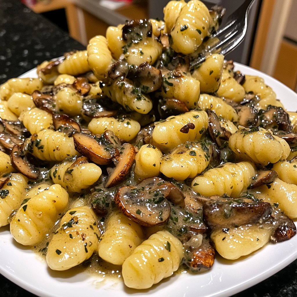 Gnocchi mit Pilzrahm
