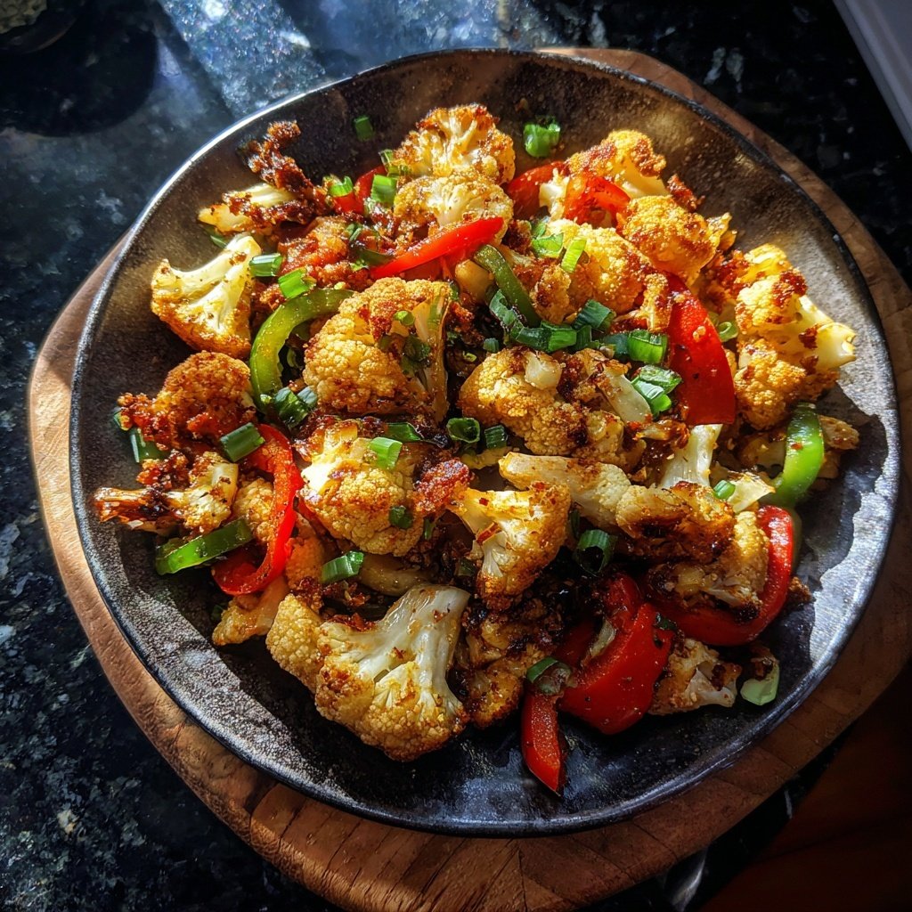 Blumenkohl Pfanne Asiatisch