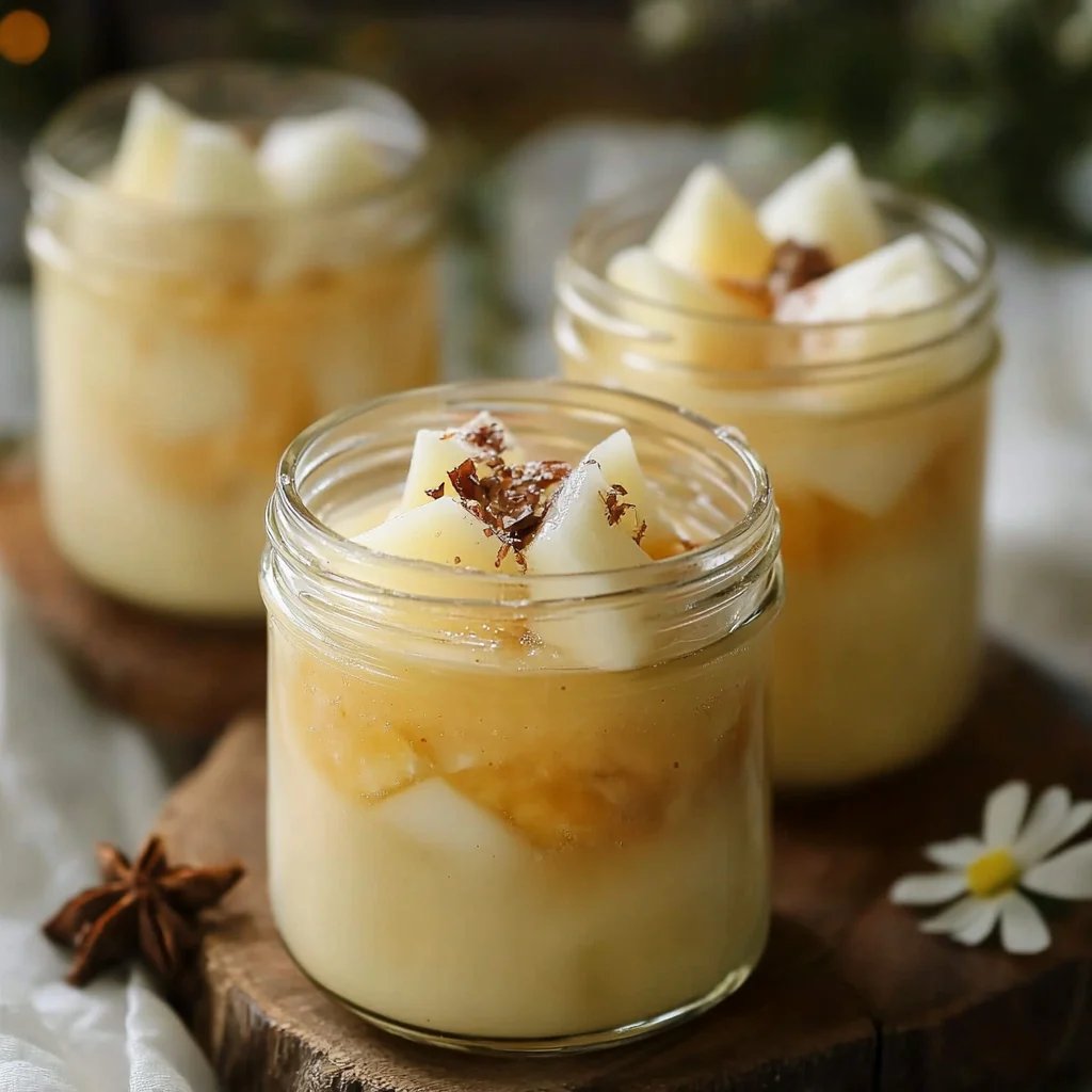 Birnenkompott aus frischen Birnen mit Vanille & Zimt